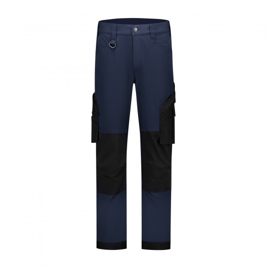 WERKBROEK BESTEX WBS9307 NAVY MET ZWARTE ACCENTEN Werkbroeken