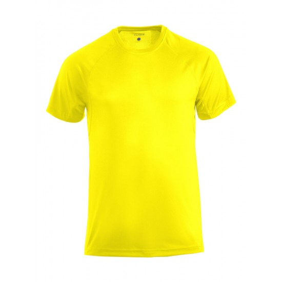 T-SHIRT CLIQUE 029338 11 PREMIUM ACTIVE SIGNAAL GEEL T shirt