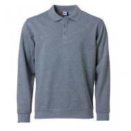 POLOSWEATER CLIQUE 021032 95 grijs melange