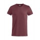 T-SHIRT CLIQUE BASIC T 029030 38 BORDEAUX T shirt