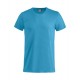 T-SHIRT CLIQUE BASIC T 029030 54 TURQUOISE T shirt