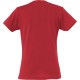 DAMES T-SHIRT CLIQUE BASIC T LADIES 029031 35 ROOD T shirt