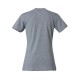 DAMES T-SHIRT CLIQUE BASIC T LADIES 029031 95 GRIJSMELEE T shirt