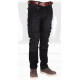 Bronco Multifunctionele zwarte werkjeans, regular fit, dijbeenzak , kniezakken