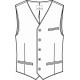 GILET GREIFF 1633 666 110 ZWART Horeca kleding bestellen