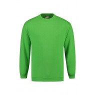SWEATER L&S 3200 SET-IN CREWNECK LIME