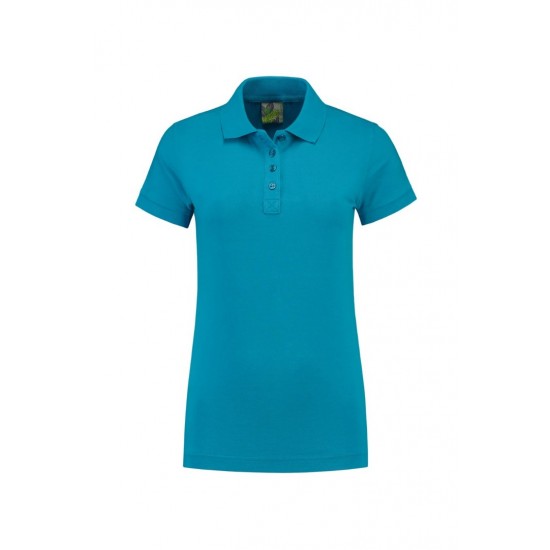 POLOSHIRT L&S POLO JERSEY FOR HER 3530 TURQUOISE Polo korte mouw