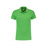 POLOSHIRT L&S BASIC PIQUE SS FOR HER 3535 LIME