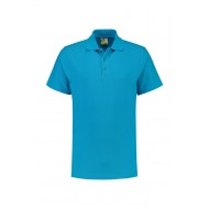 POLOSHIRT L&S BASIC SS FOR HIM 3540 TURQUOISE
