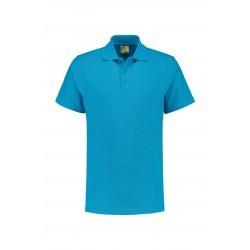 POLOSHIRT L&S BASIC SS FOR HIM 3540 TURQUOISE