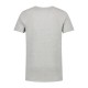 T-SHIRT L&S 1264 V-NECK COTTON ELASTAAN GREY HEATHER T shirt