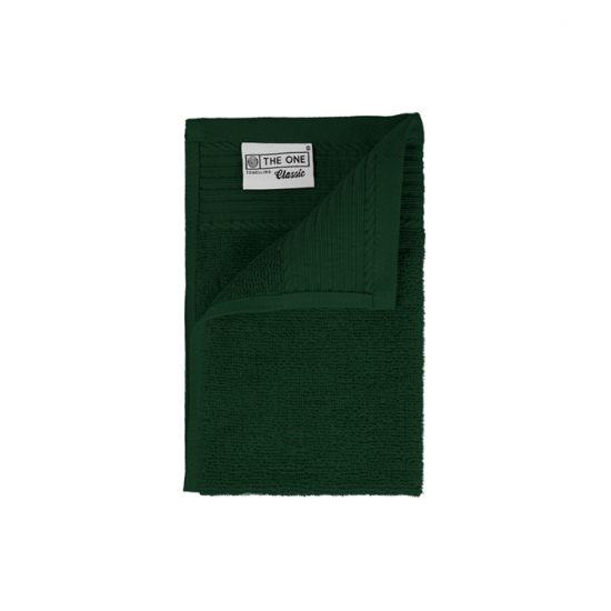 GASTENDOEK 30X50 CM CLASSIC GUEST TOWEL THE ONE T1-T030 BOTTLE GREEN Handdoek